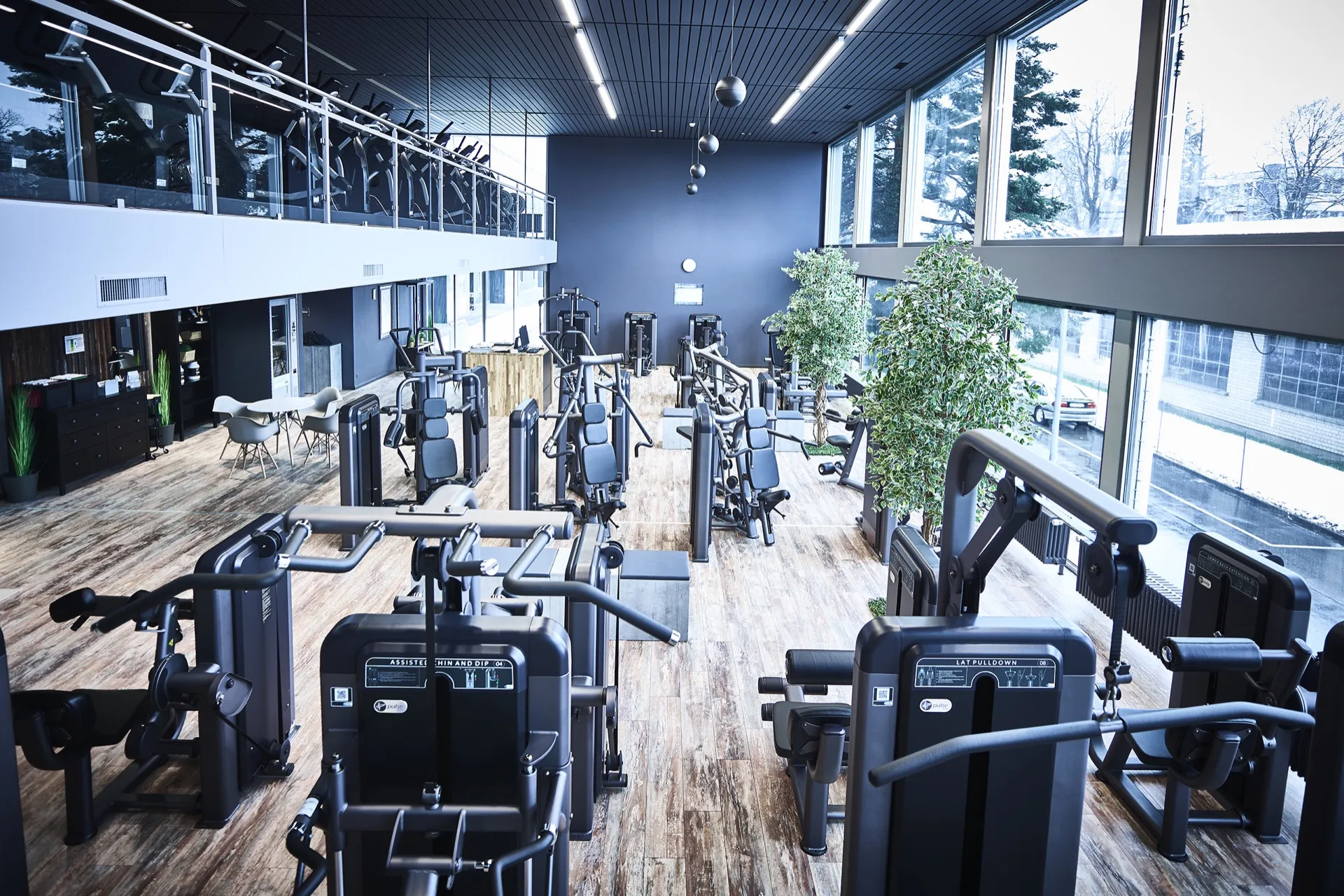Corporate wellness fitness facility
